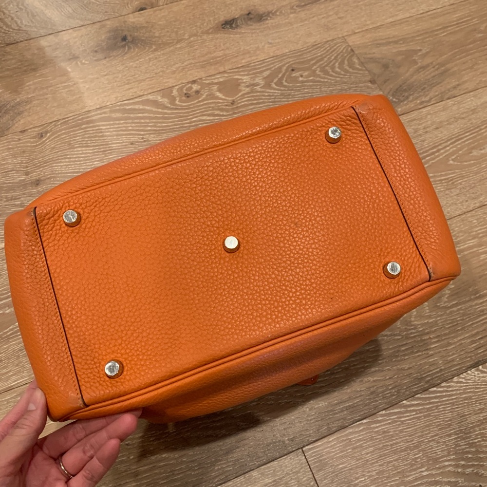 SOLD Hermes Lindy 30 orange - Picture 5 of 8